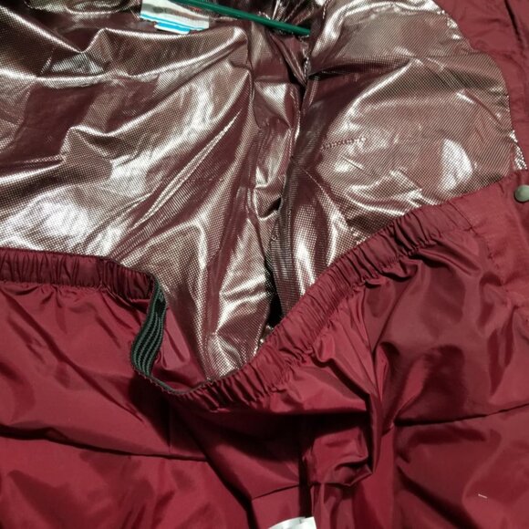 Columbia Winter Coat, Women's, Down, Ski, Snowboard, Omni-Heat, Burgundy, XL - Picture 7 of 8